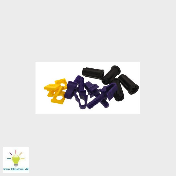 RackStuds rack clips mtrik st plast violet ps.a 100stk.