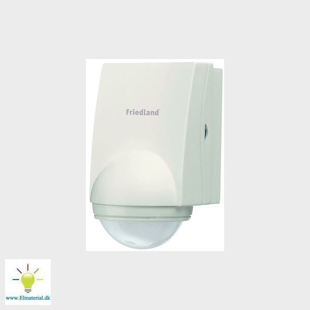 L320 Spectra+ pir 200&deg; &amp; fjernbetjening hvid