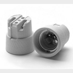 Lugn E27 porslinssockel