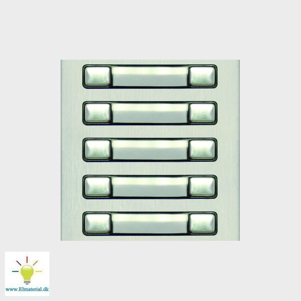 Nexa Alu front til 10 abonnenter dobbelt, N3210/AL