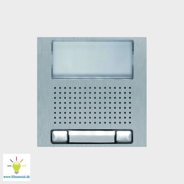 Nexa Inox audio/video front + 2 abonnenter, NX1220