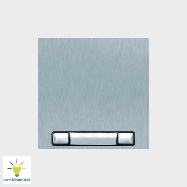 Nexa Inox front, 2 abonnenter dobbelt, NX3220