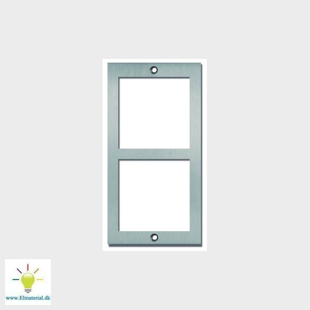 Nexa Inox RammeST, 2 modul, NX6002