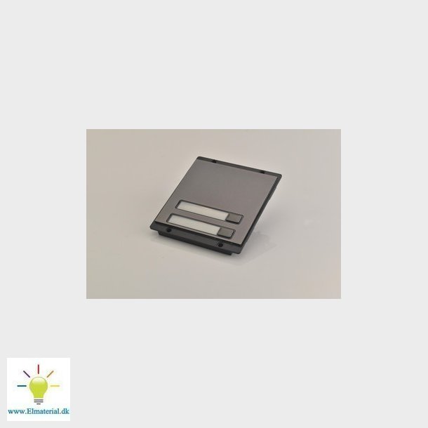 Front m. 2 taster i hjre side, Nexa Inox, Sort