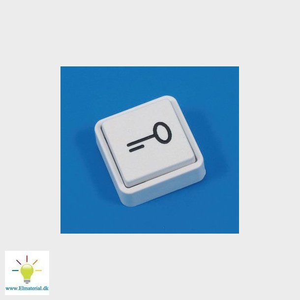 Udtryk med nglesymbol hvid