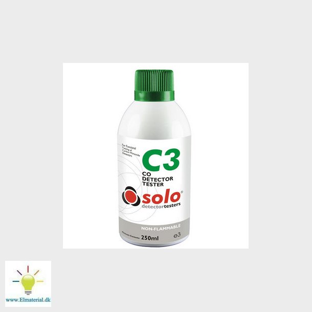 Solo C3 testgas for CO detektor