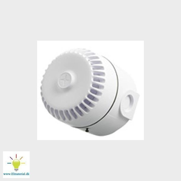 Lydgiver SEC 03 230V AC hvid med hj sokkel, 45000