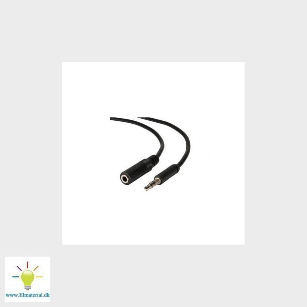 AV forlnger kabel med mini jack 3,5mm (han/hun) 5m