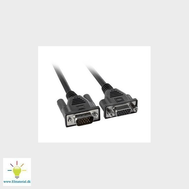 Vga Forlnger Kabel Hd15 Han/Hun 5M
