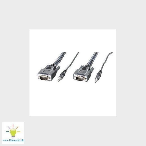 Vga Kombikabel Db15Hd-M /Jack 3,5-M 10M