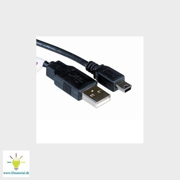USB 2 kabel A/han-mini B 3m