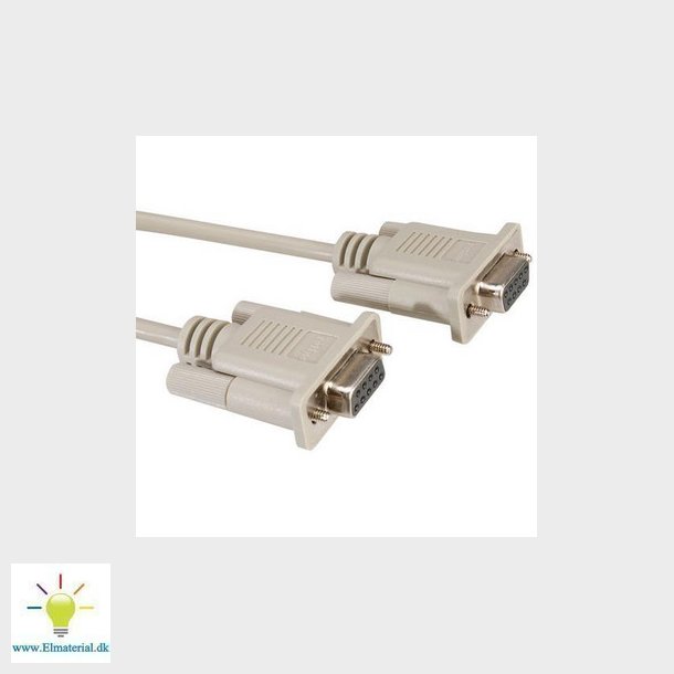 Seriel linkkabel DB9 hun/hun 3m