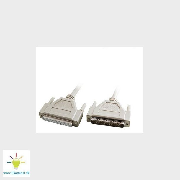 Seriel forlngerkabel, DB37 han/hun 3m
