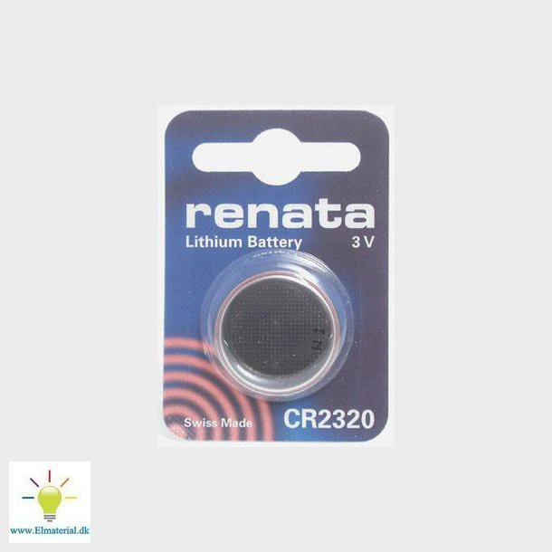 Batteri CR2320 3V /150 mah litium