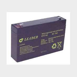 Blybatteri 6V-7,0AH 151X34X94 F1