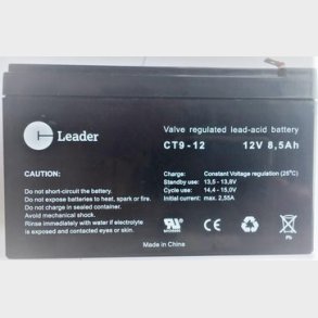Blybatteri 12V-8,5AH (CT12-9) 151X65X94
