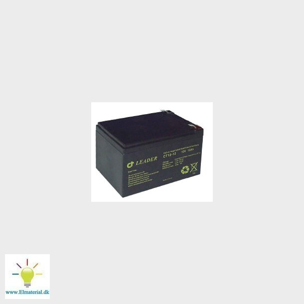 Blybatteri 12V-12AH  151X98X95 VDS