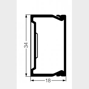Kabelkanal Le 20/35 Gr