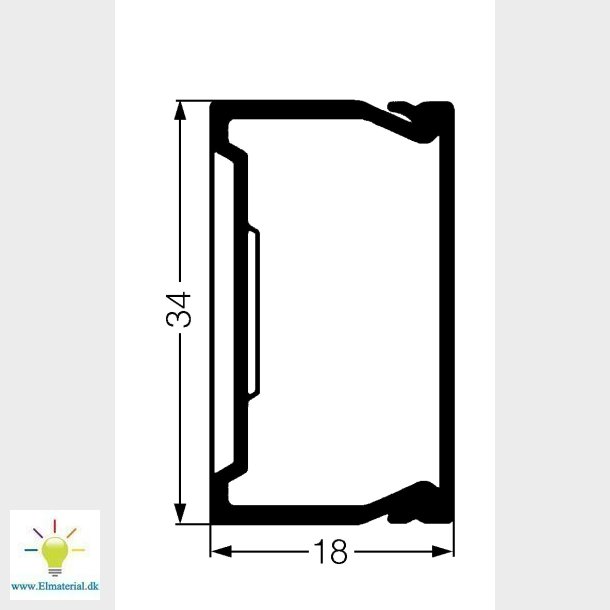 Kabelkanal Le 20/35 Gr