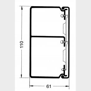 Kabelkanal Le 60 / 110Sk Ph