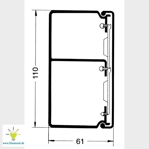 Kabelkanal Le 60 / 110Sk Ph