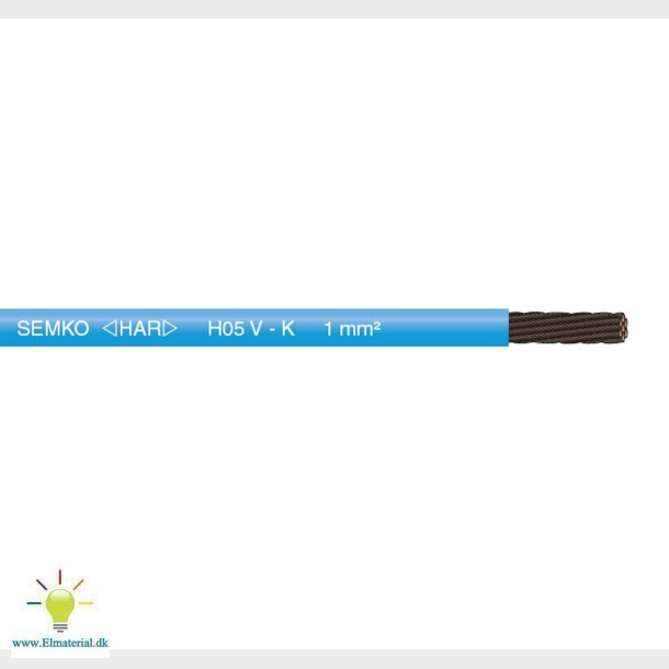 Ledning Pvt 1X1 Sort S100