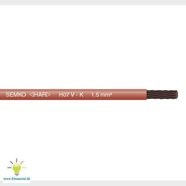 Ledning Pvt 1X2,5 Rd R100