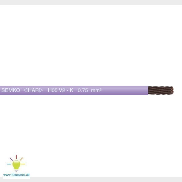 Ledning Pvt90 1X0,75 Viol S100