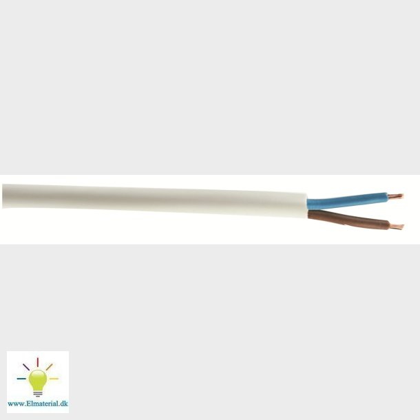 Ledning Pka 2X1 Hvid S100