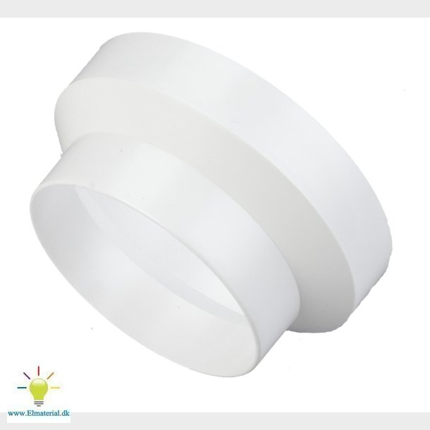 Reduktion 100/125Mm Hvid