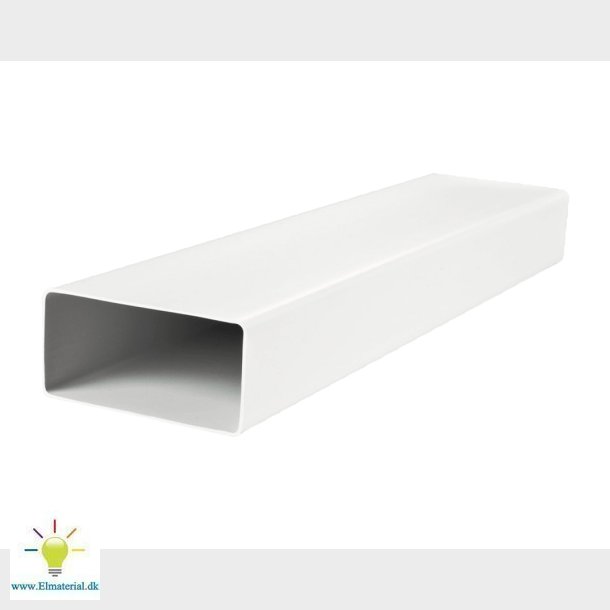 Fladkanal Pvc 55X110Mm Hvid