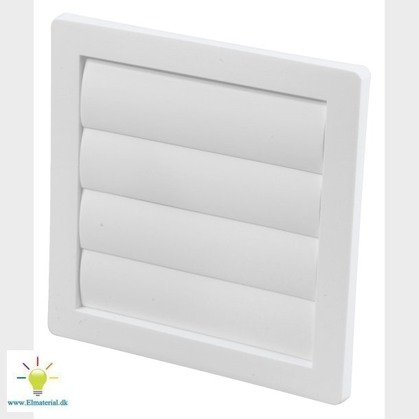 Lamelventil 150X150 Hvid 75