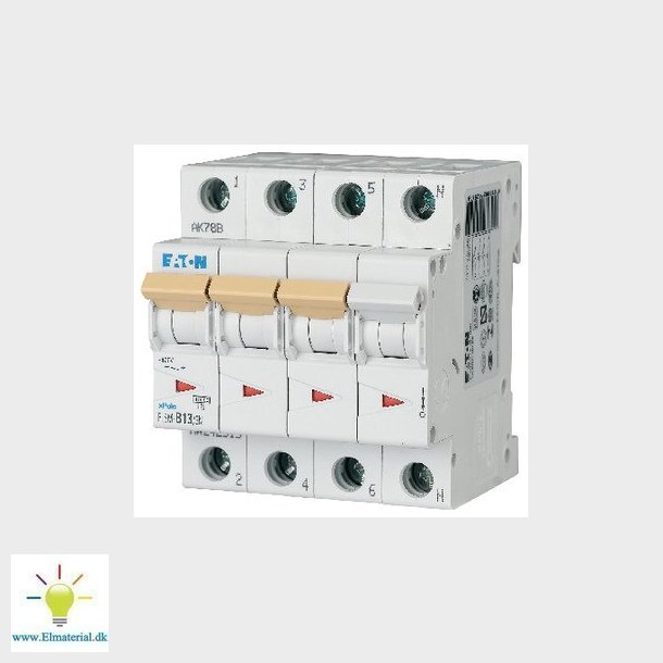 Automatsikring 13A 3P+N C 4M 6Ka