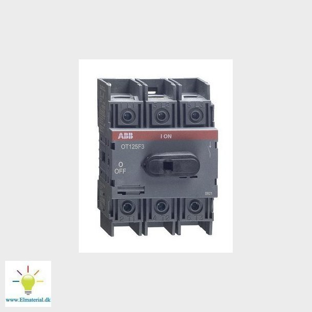 Lastafbryder 125A 1-0 3 polet OT125F3