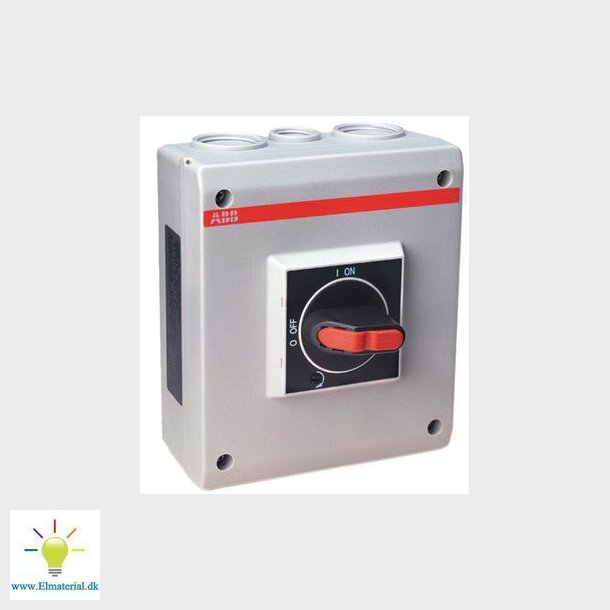 Sikkerhedsafbryder AC23 45A 3-pol+N+J med mere OTP36T3M1