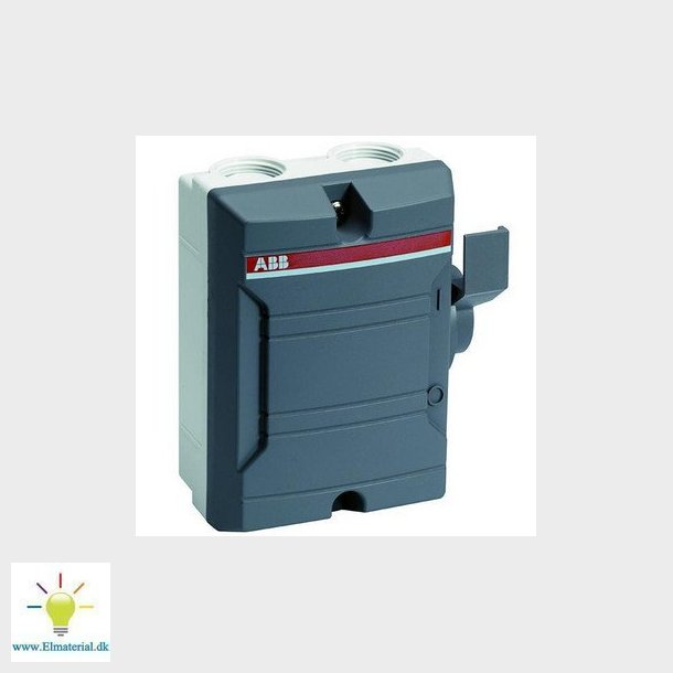 Sikkerhedsafbryder 16A 3-pol 25M hjlpekontakt BWS316TPN