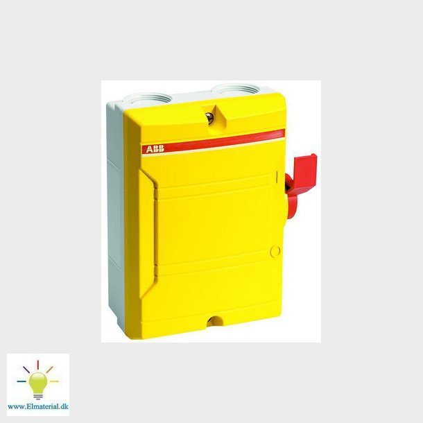 Sikkerhedsafbryder 25A 3-pol M32+M16 BWS325YTPN