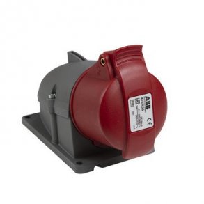 CEE vägguttag 5 poligt 16A 380-415V IP44 6H 416RS6