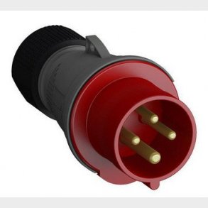 CEE-kontakt 4-polig 16A 380-415v IP44 6H 316EP6