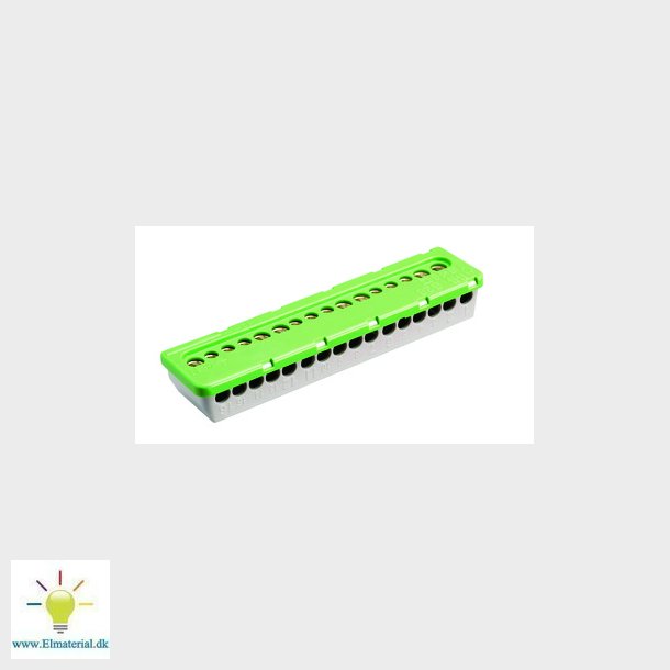 PE terminal skrue, 7x6mm2+9x16mm2 PEK/S16