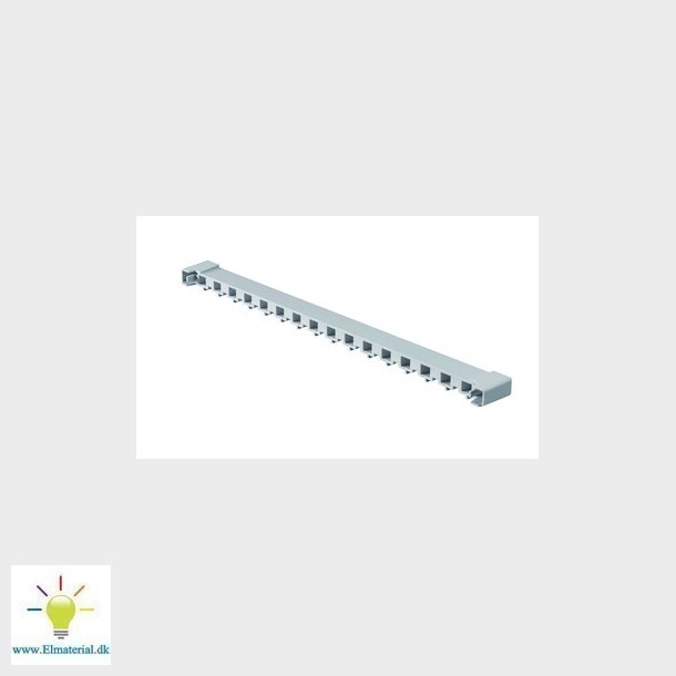 Tilslutningsbro f/PE 8 modulers gruppetavle TB08