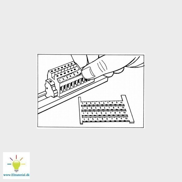 Mrkeark 5-FW 47346 med 101-150 i ark a 50 styk