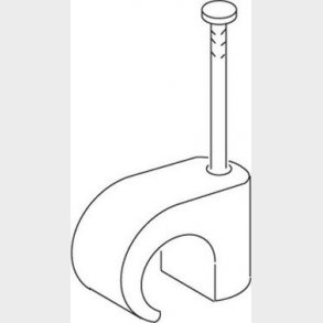 Clips TC 5-7/20 mm sort i pakker a 100 styk