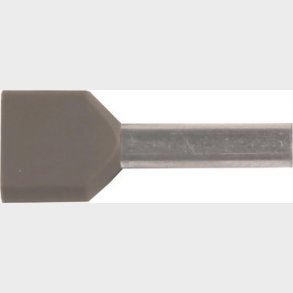 Isoleret ABIKO TWIN-terminalr�r KA2,5-10ETT2, 2x2,5mm2 L10