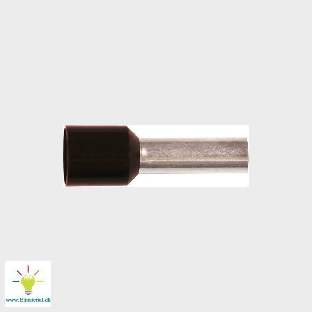 Isoleret ABIKO terminalrr KA6-12ETW, 6mm2 L12