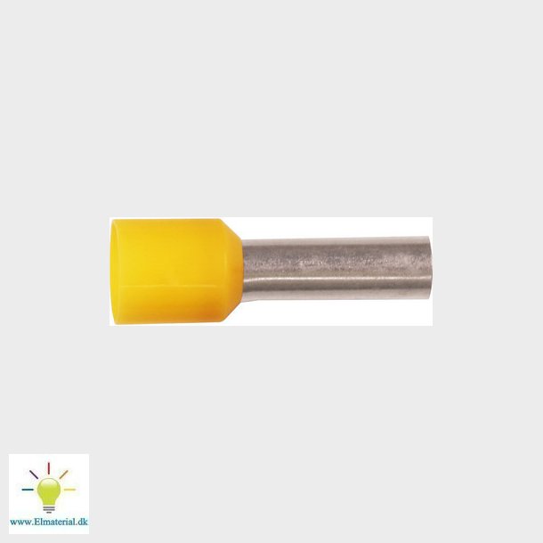 Isoleret ABIKO terminalrr KA6-12ETD, 6mm2 L12