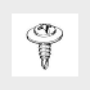 Selvborende skrue for konsol