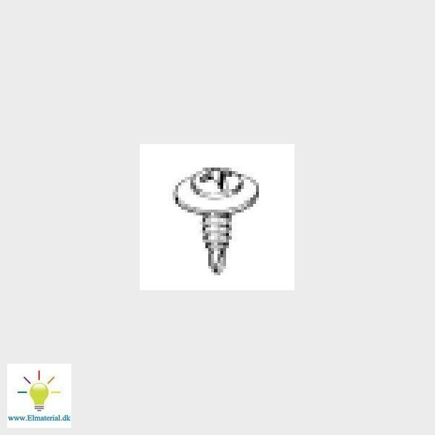 Selvborende skrue for konsol