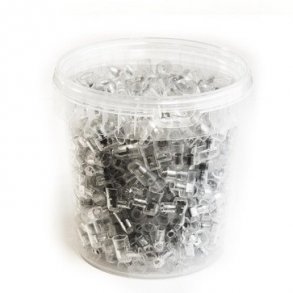 Samlemuffe enkelt 2,5 mm2 klar lige k�rv 500 stk