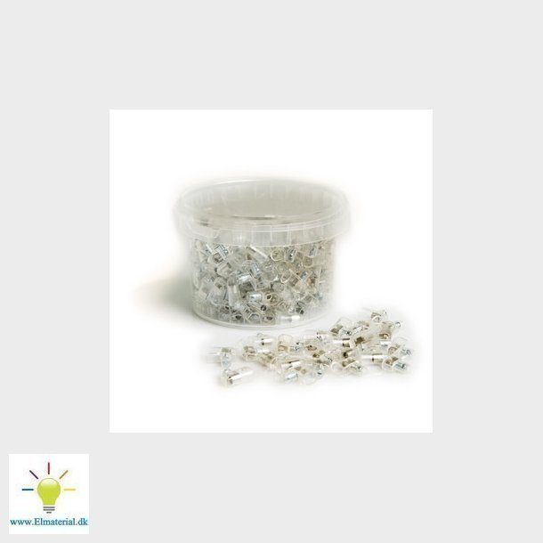 Samlemuffe klar enkelt lige krv 2,5mm2 P=200stk